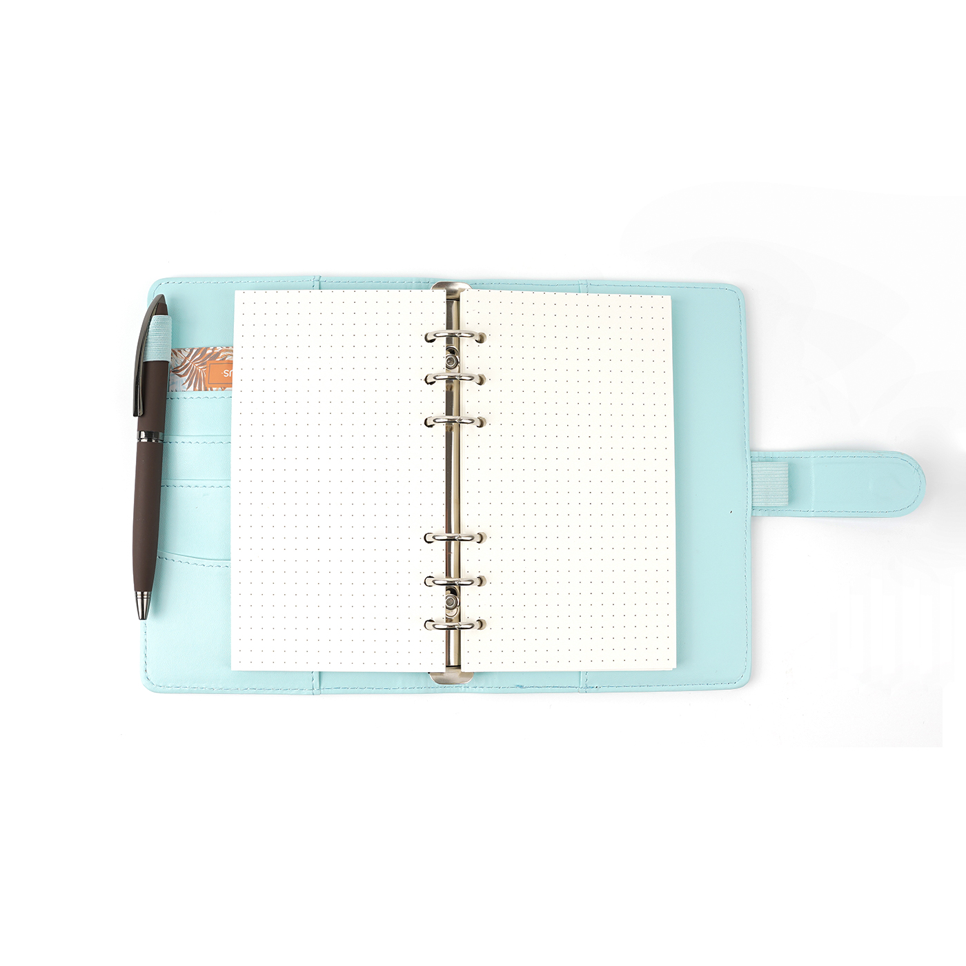 Custom A6 Personal Binder With Magnetic Buckle Closure1