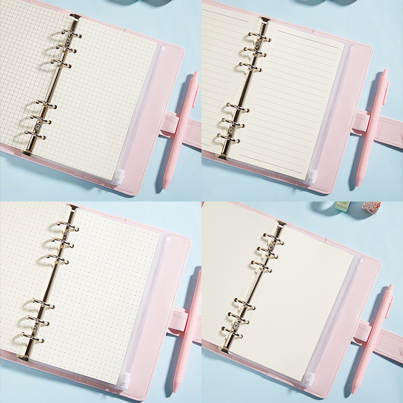 Custom A6 Personal Binder With Magnetic Buckle Closure3