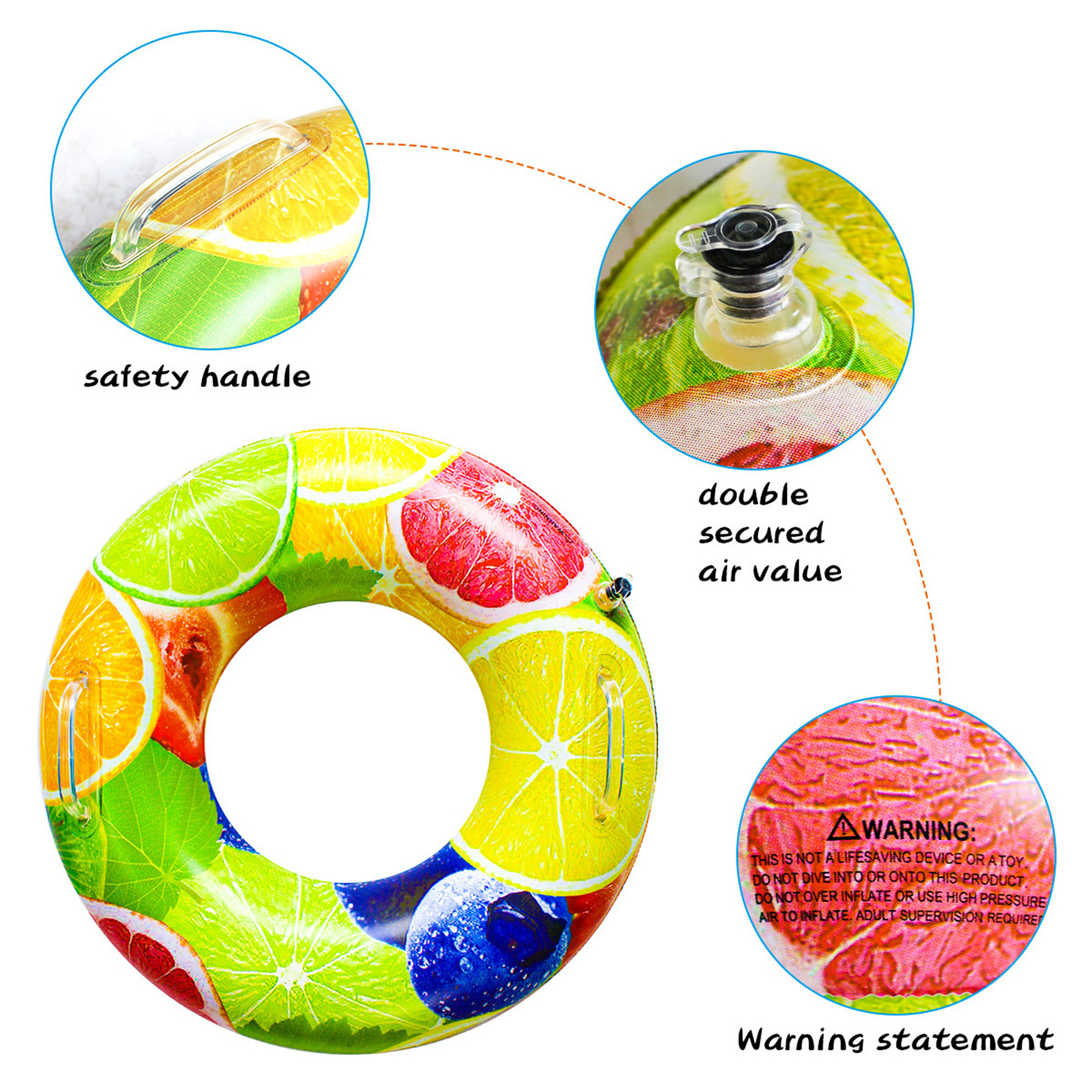Custom Kid's Inflatable Swim Ring 2