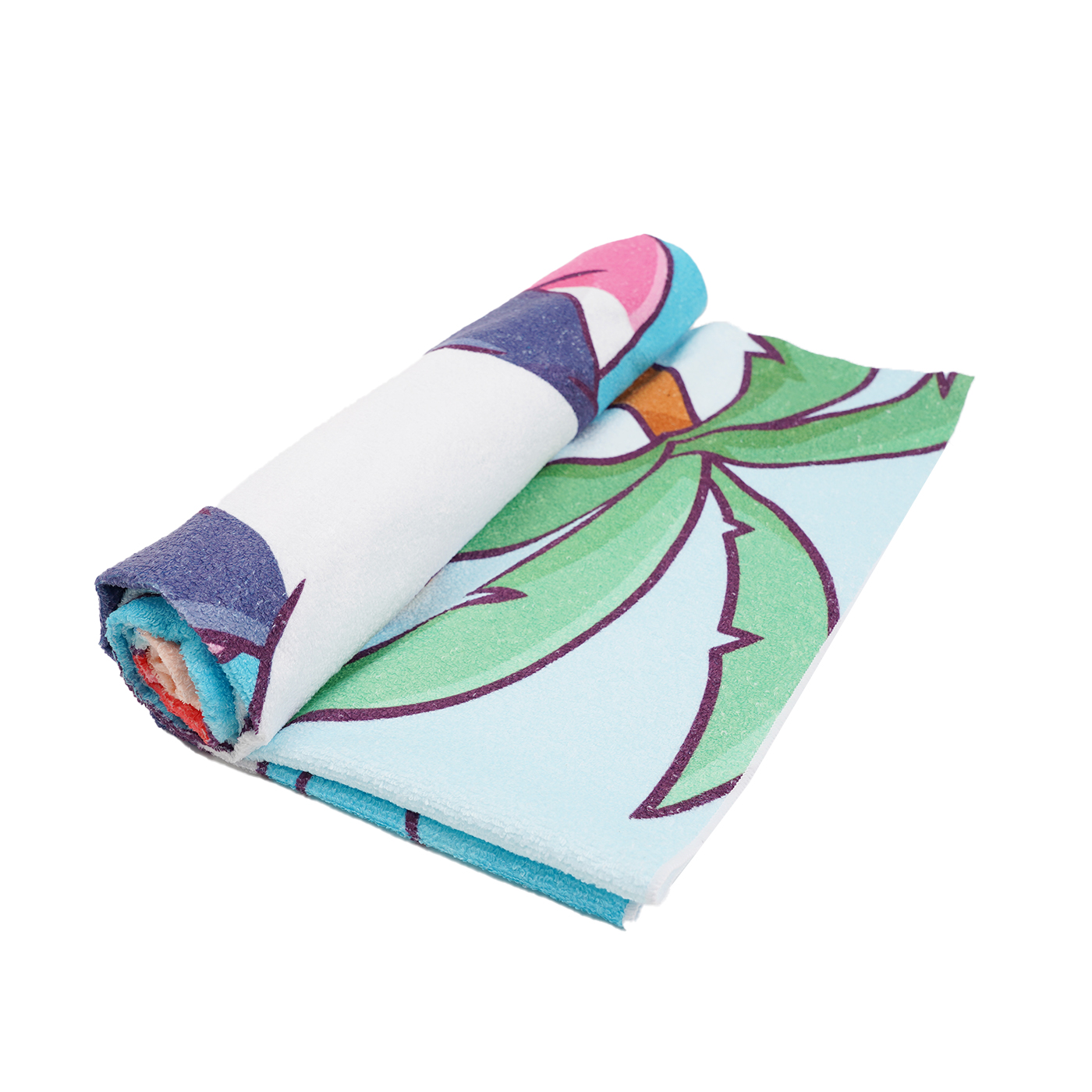 Microfiber Full Color Print Beach Towel