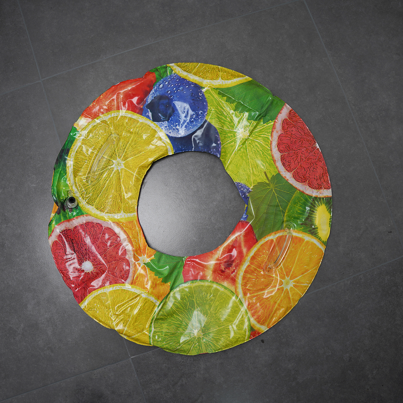 Promotional Medium Inflatable Pool Ring With Handle3