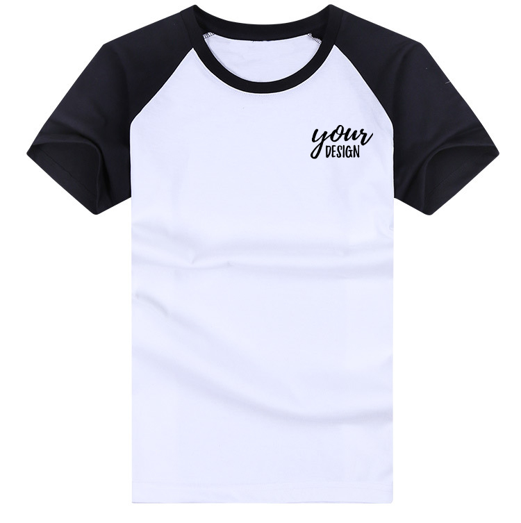 Kids Round Neck Color Block T Shirt1