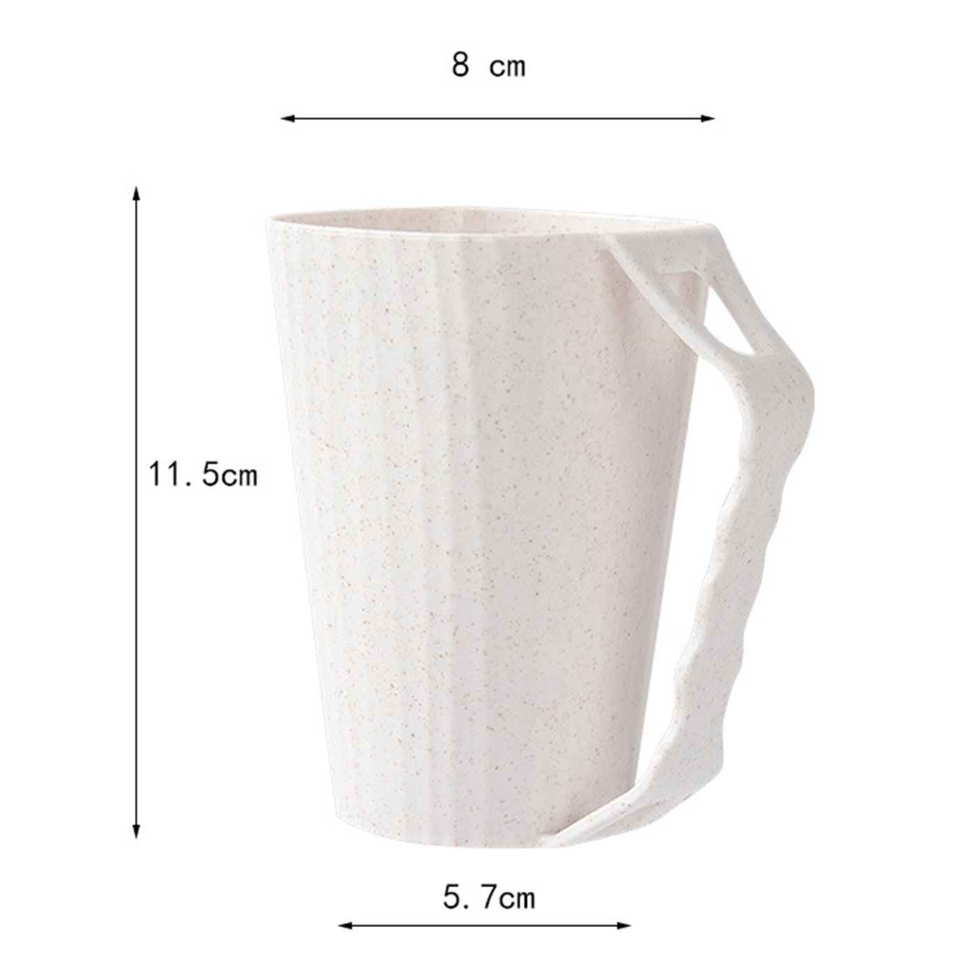 Custom Wheat Straw Mouthwash Cup1