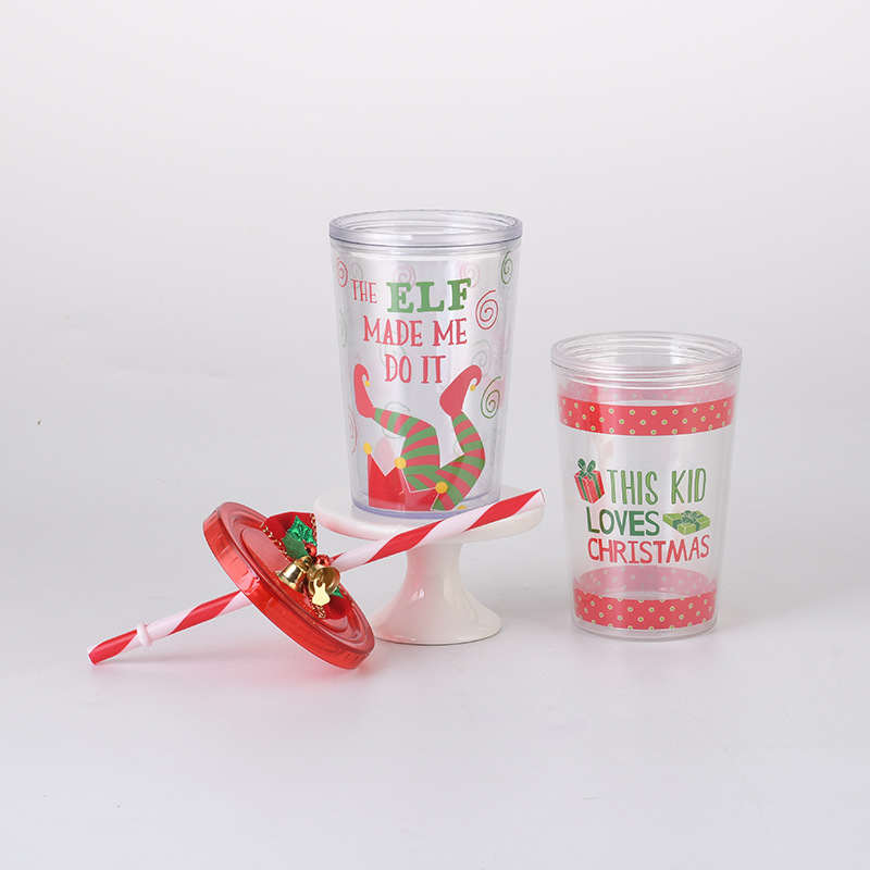 Custom 300ml Christmas Double Layer Tumbler1