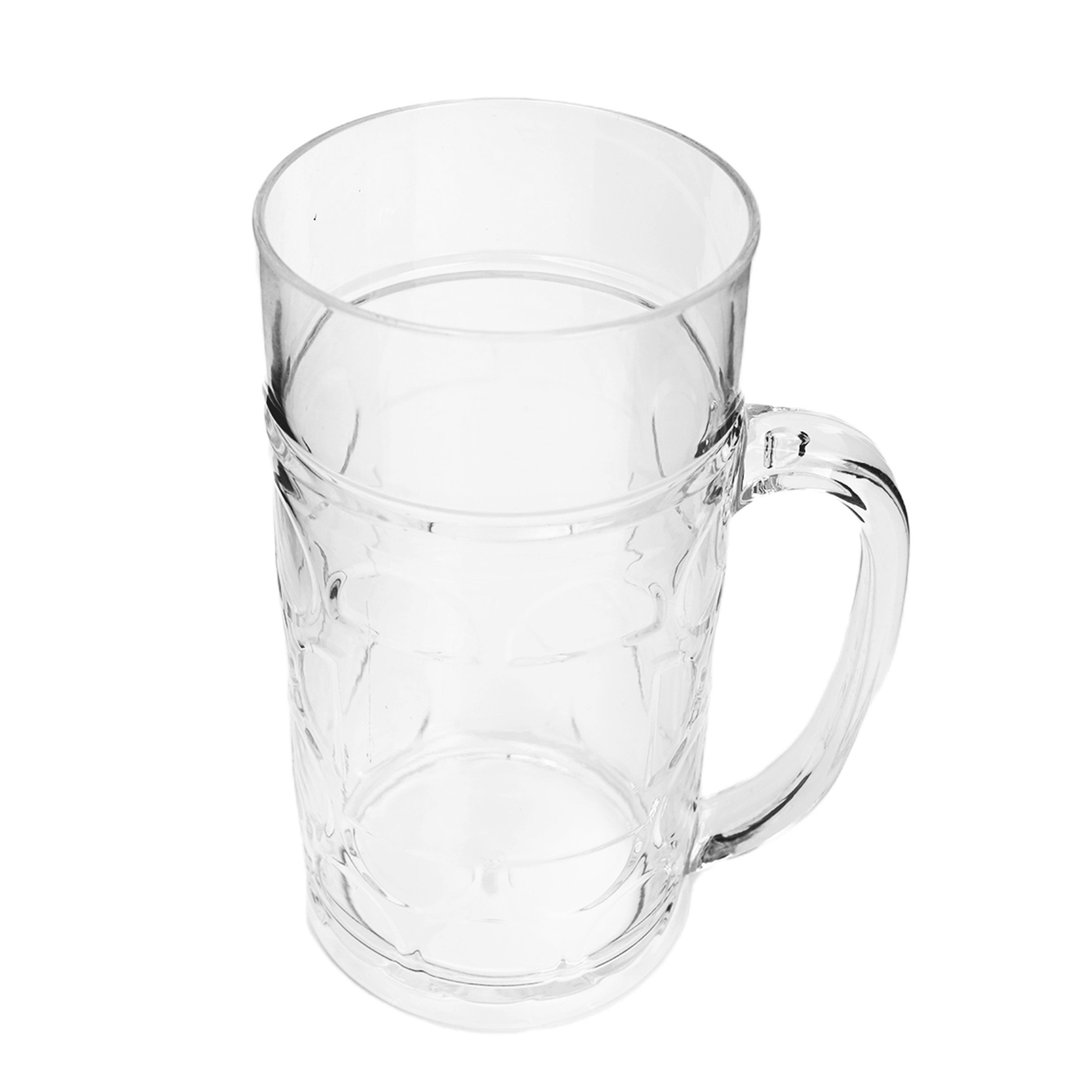 Custom 530ml Plastic Beer Mug With Handle1