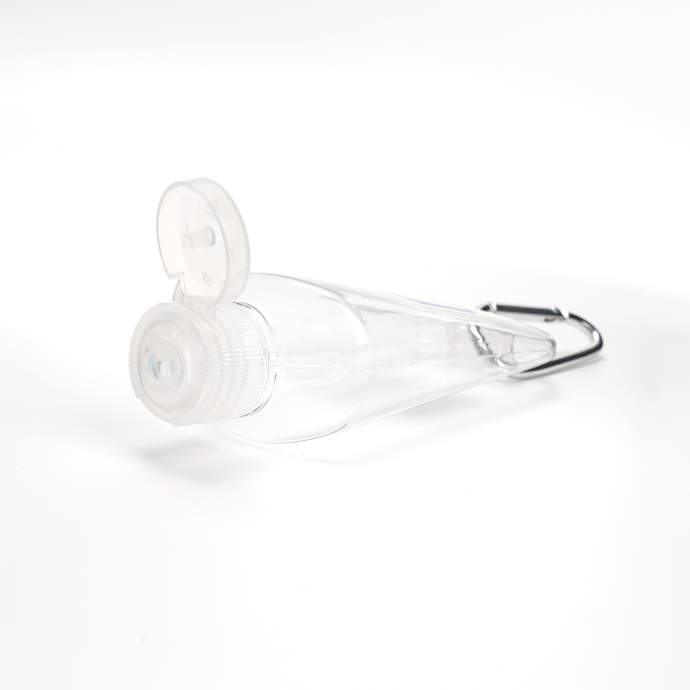 Custom 60ml Hand Sanitizer Gel Bottle With Carabine1