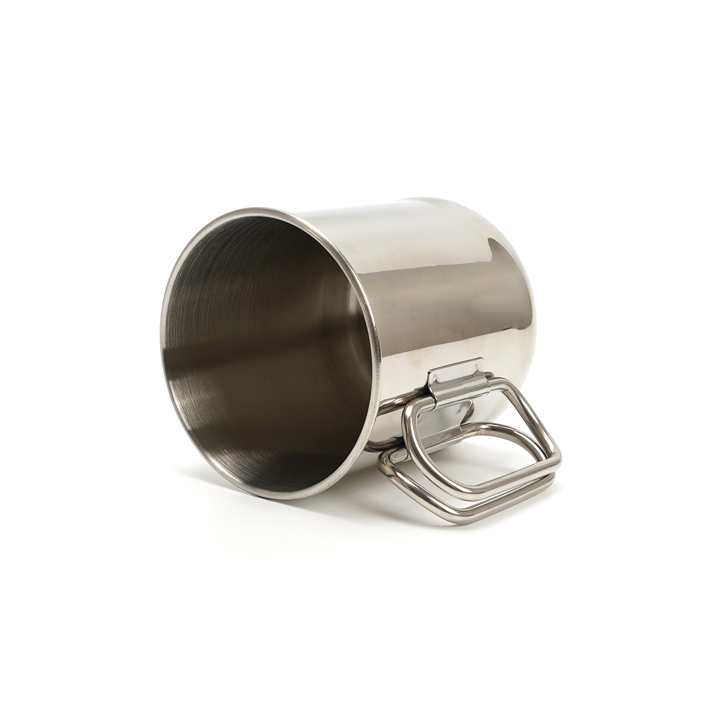 Stainless Steel Camp Mug With Carabiner 2