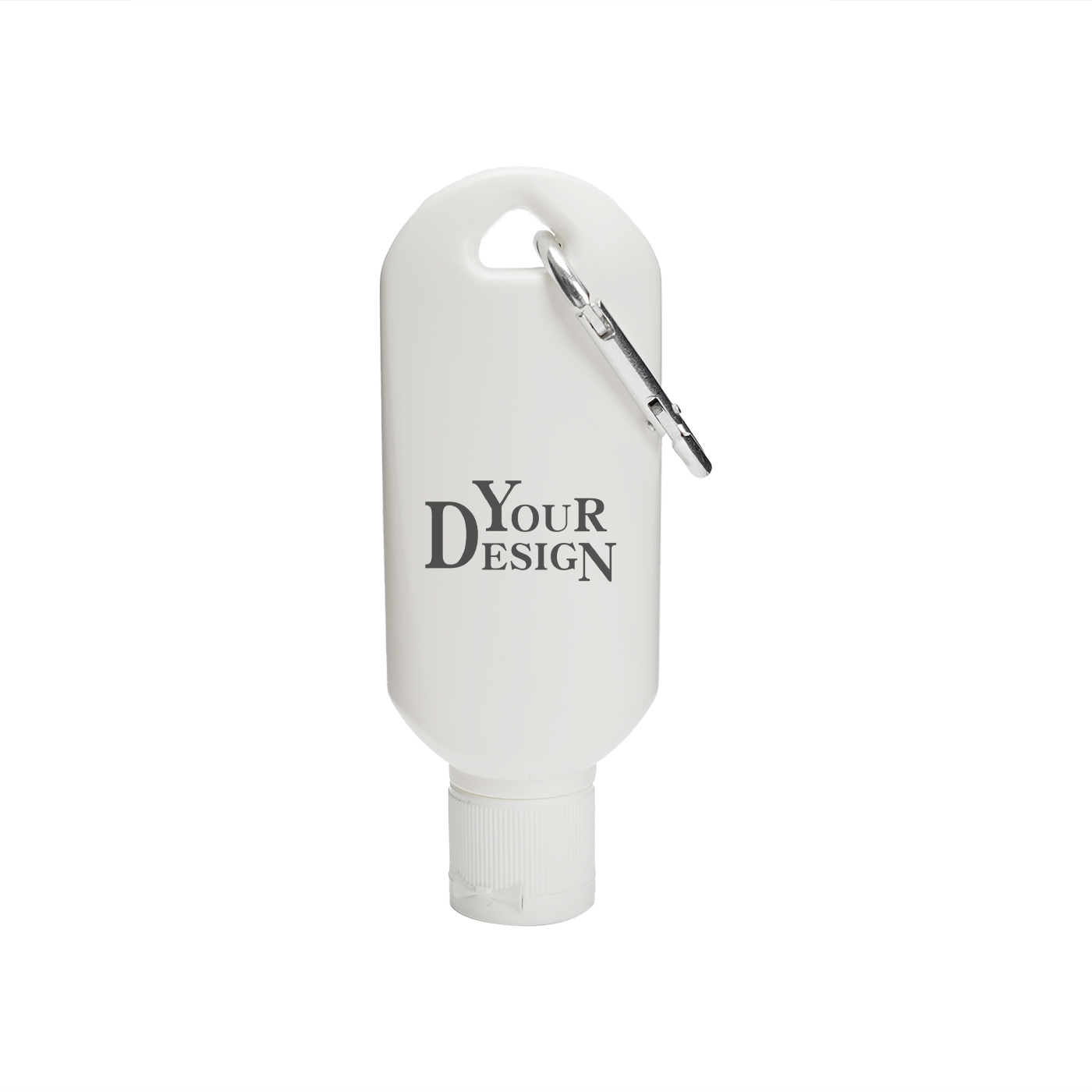 Custom 60ml Travel Bottle With Carabiner1