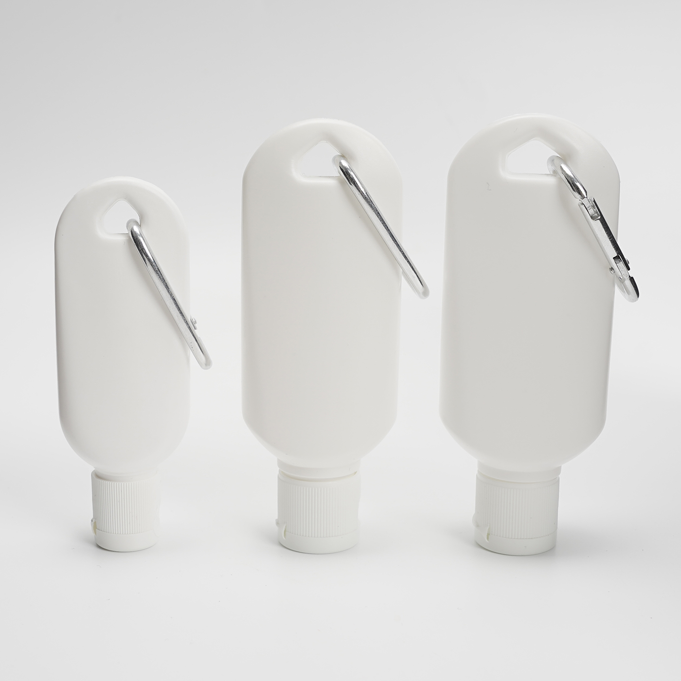 Custom 60ml Travel Bottle With Carabiner2