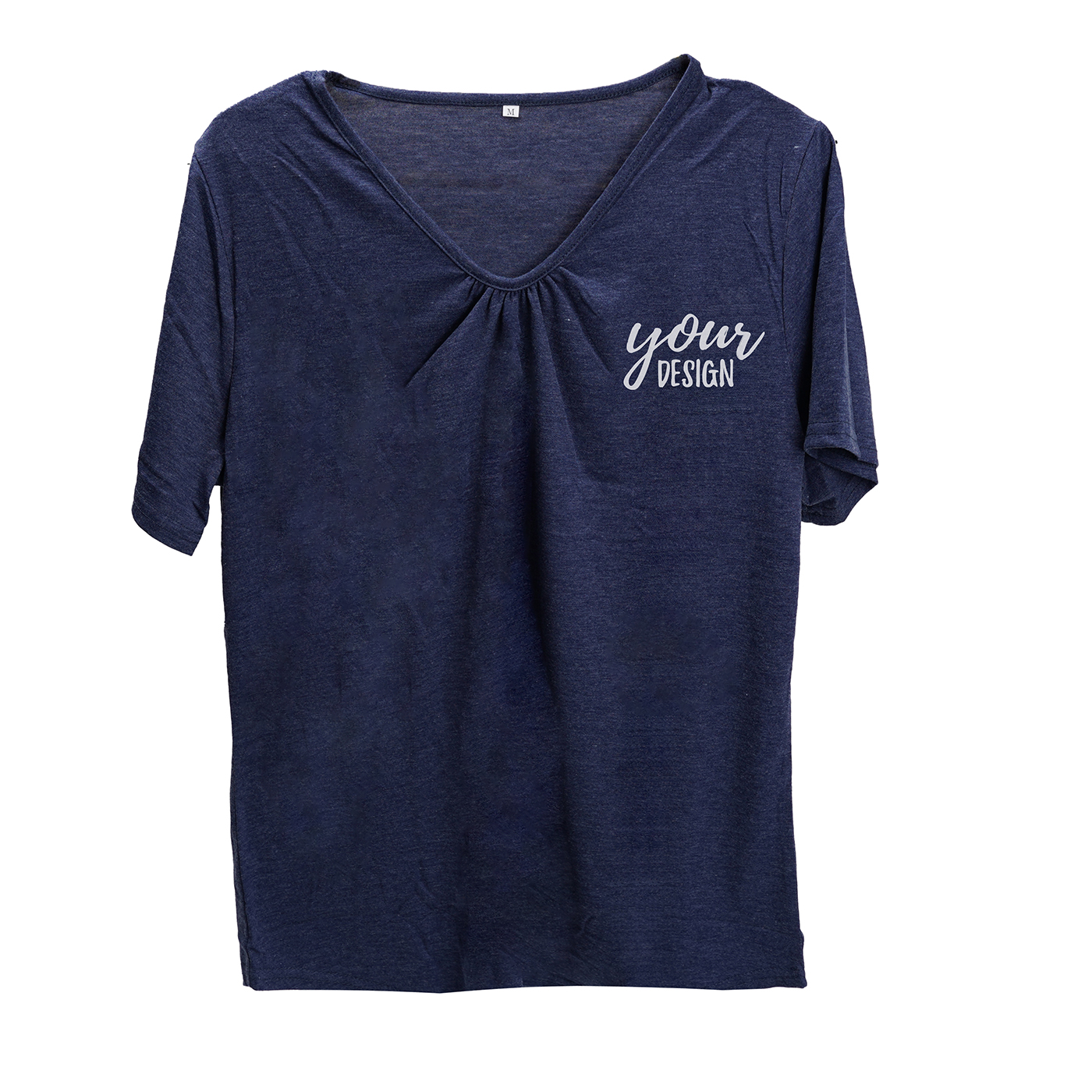 Custom Womens V Neck Short Sleeve 1