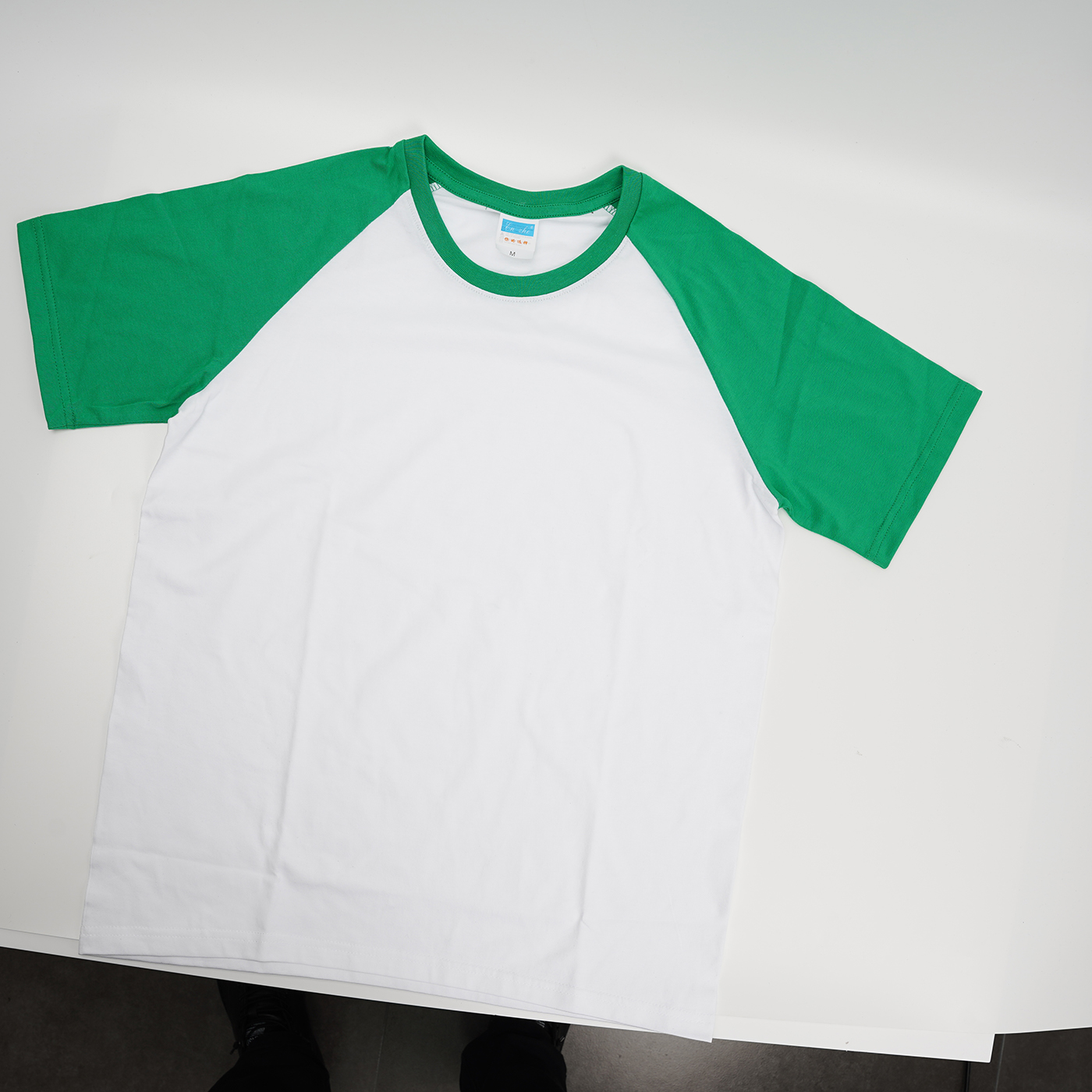 Kids Round Neck Color Block T Shirt2