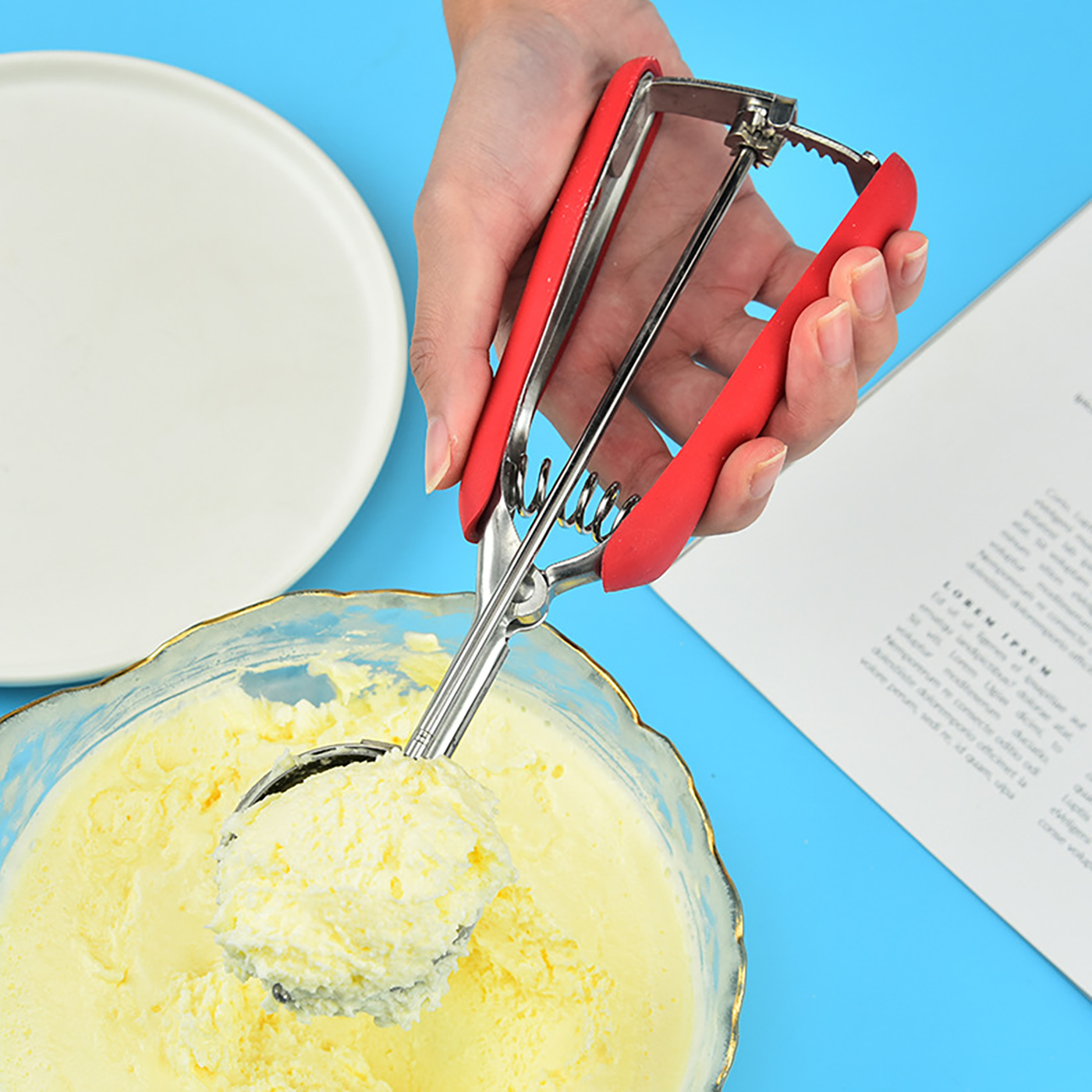 Small Stainless Steel Ice cream Scooper4