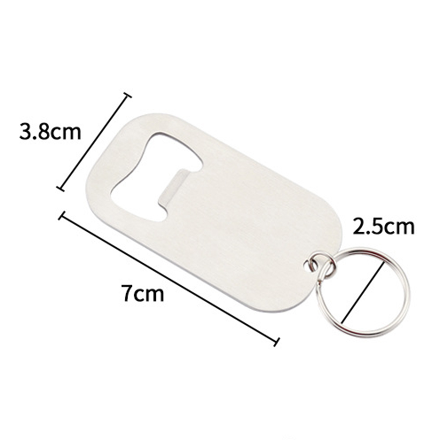 Lightweight Beer Bottle Opener Keychain2