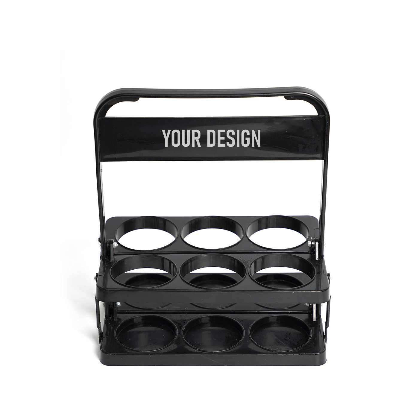 Custom Six Pack Beer Bottle Caddy