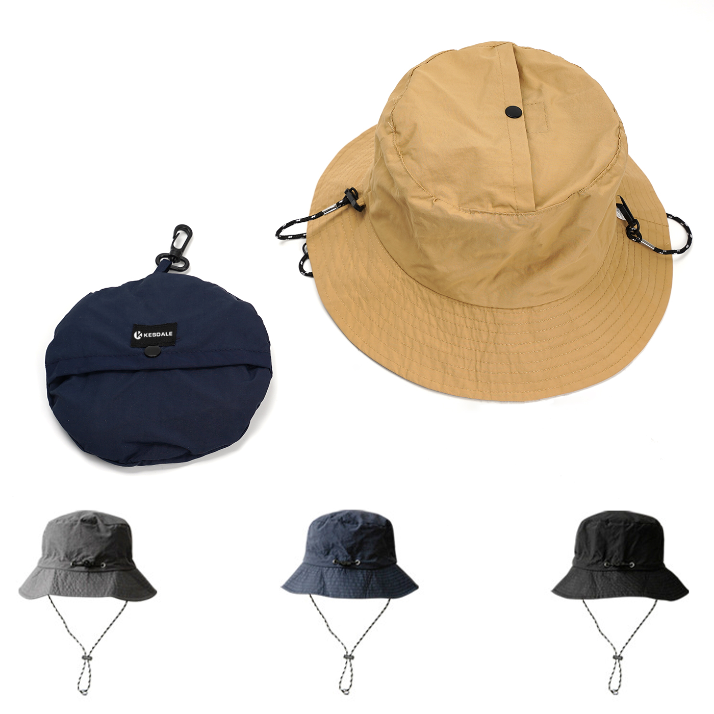Packable Waterproof Sun Bucket Hat