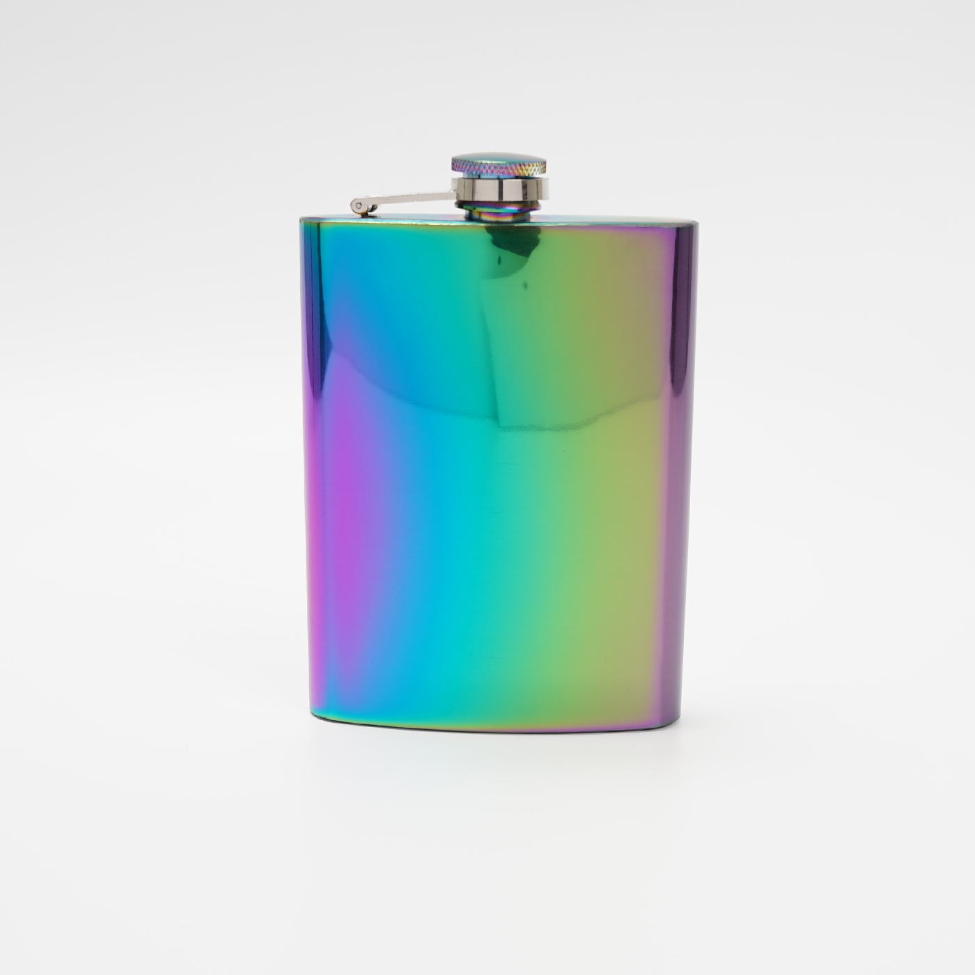 Pocket Iridescent Rainbow Hip Flask 4