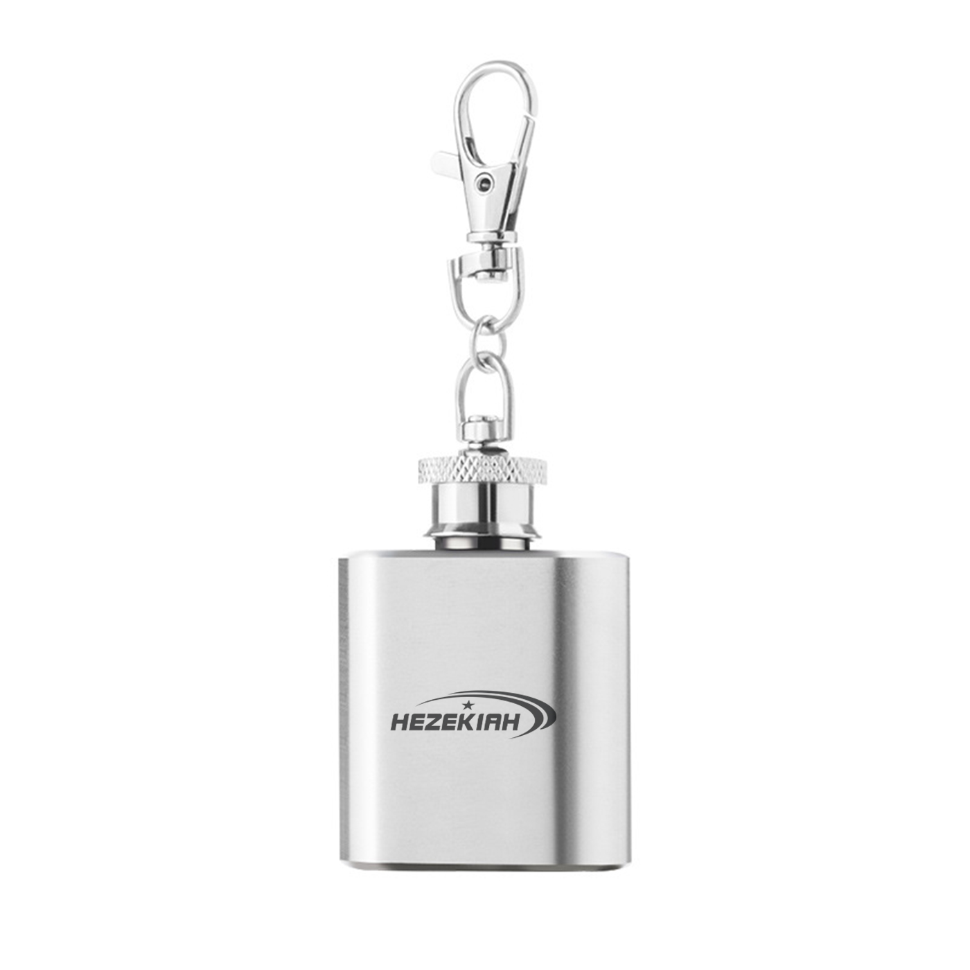 Custom 30ml Stainless Steel Flask Keychain