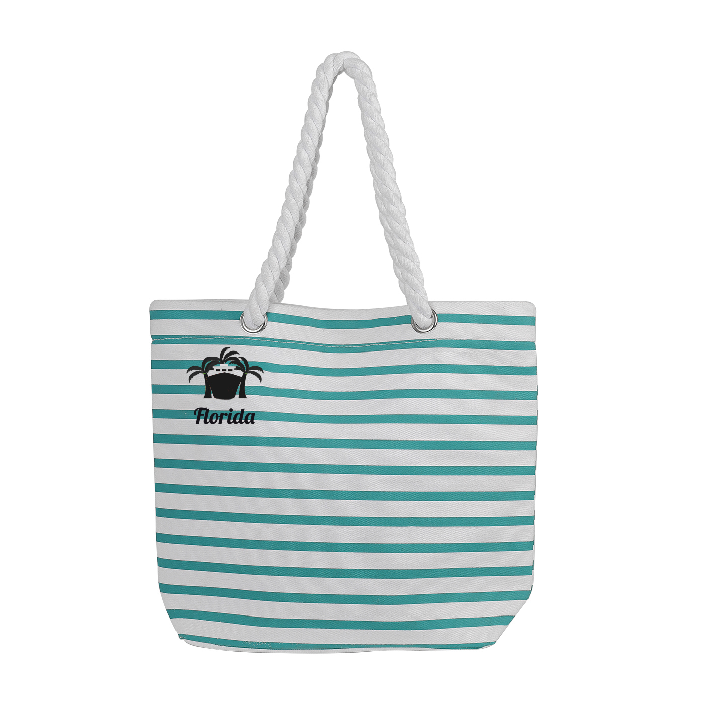 Custom Striped Canvas Bag