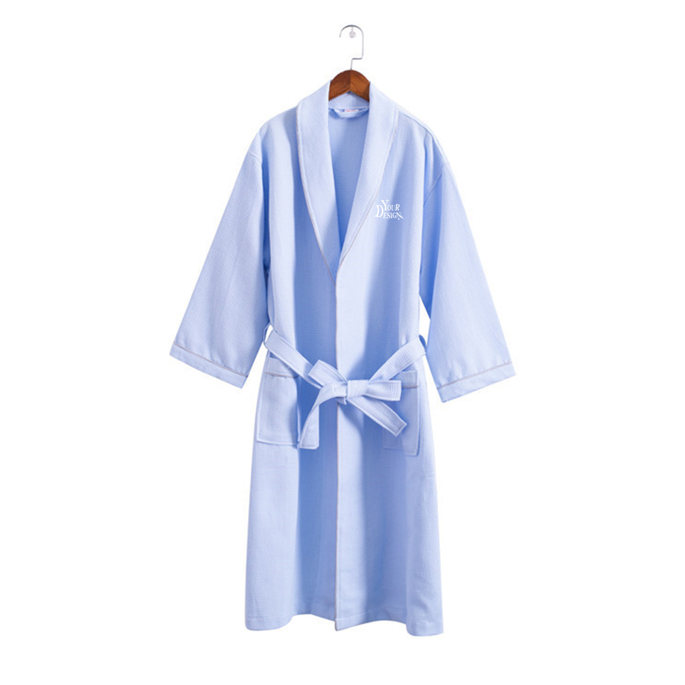Classic Waffle Cotton Bathrobe1