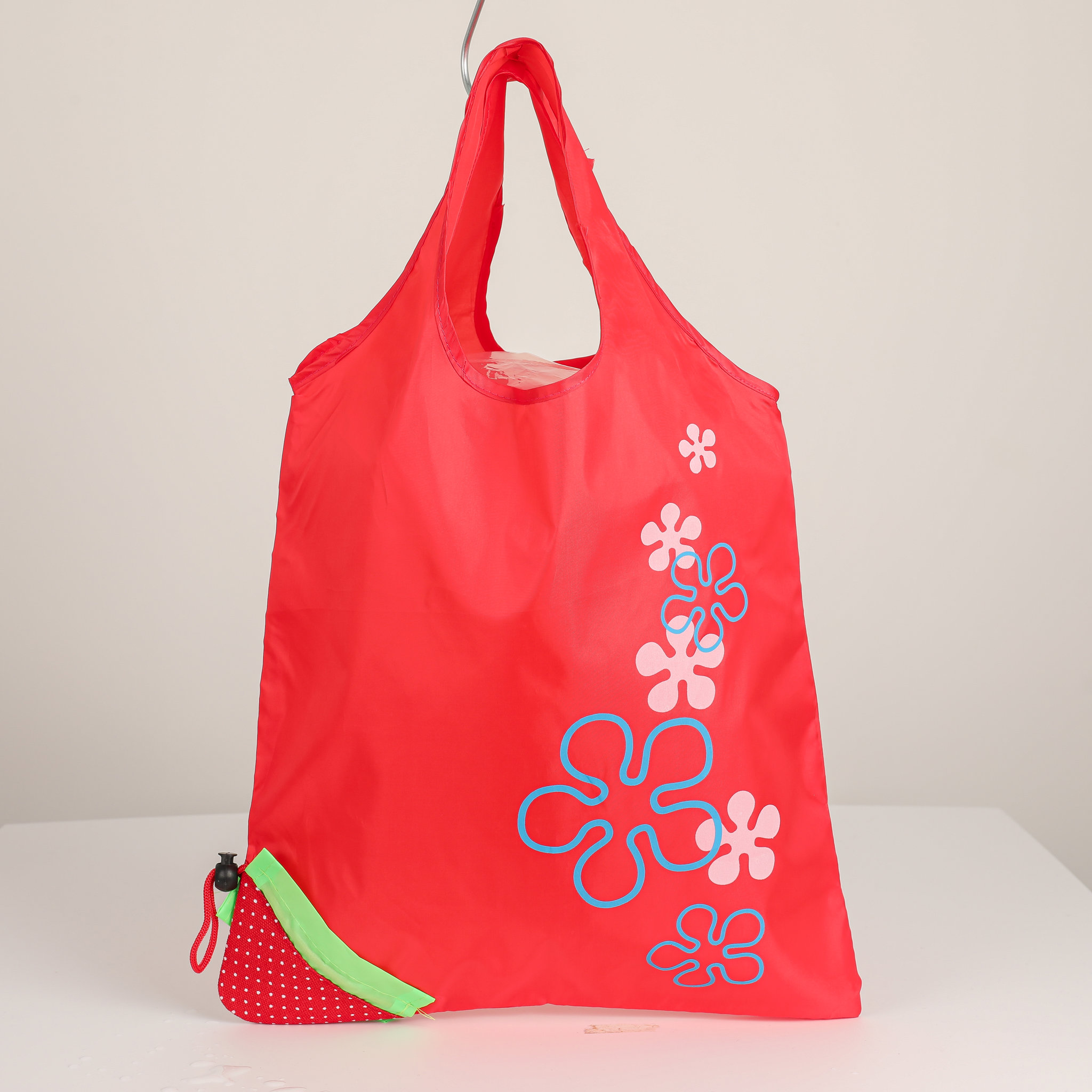 Foldable Strawberry Shopping Tote Bag4