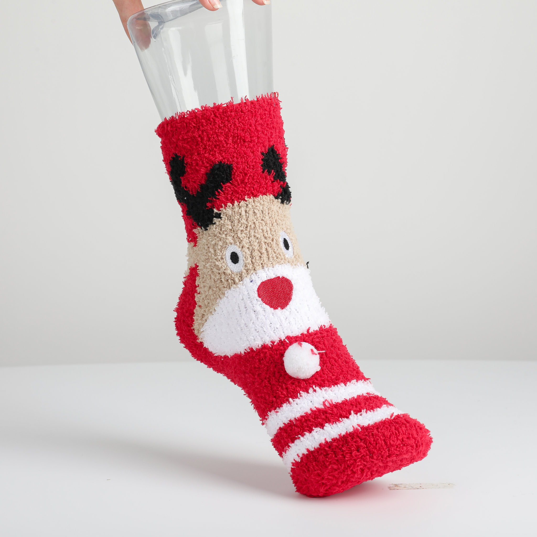 Warm Fuzzy Christmas Socks3
