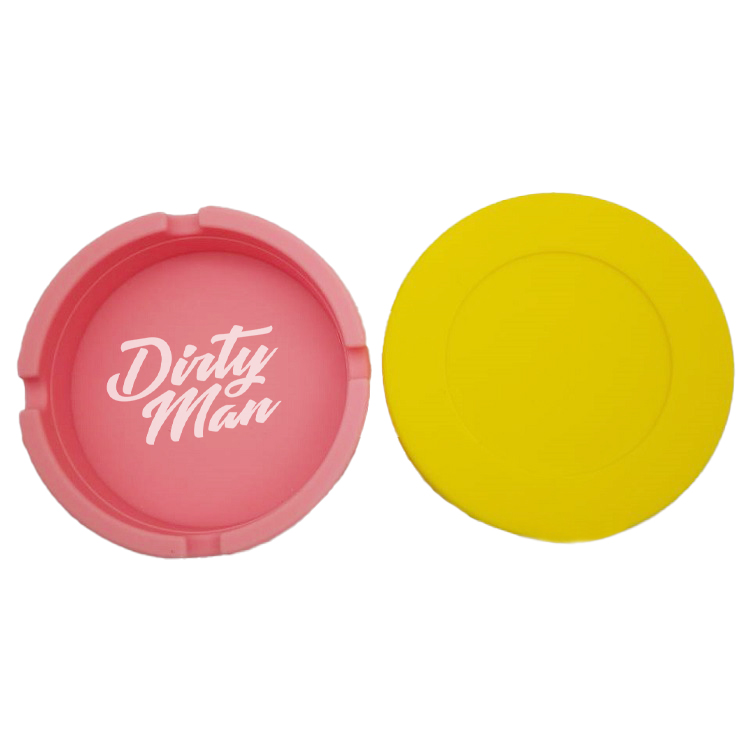 Portable Round Silicone Ashtray
