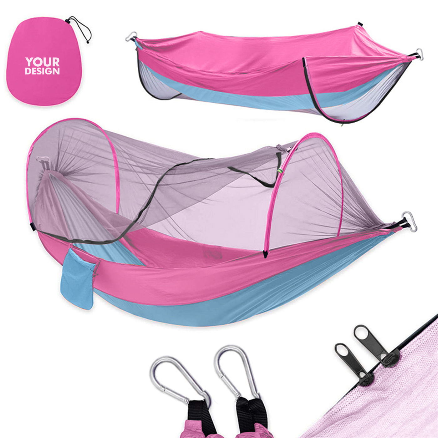 Promotional Travel Hammock With Mosquito Net1