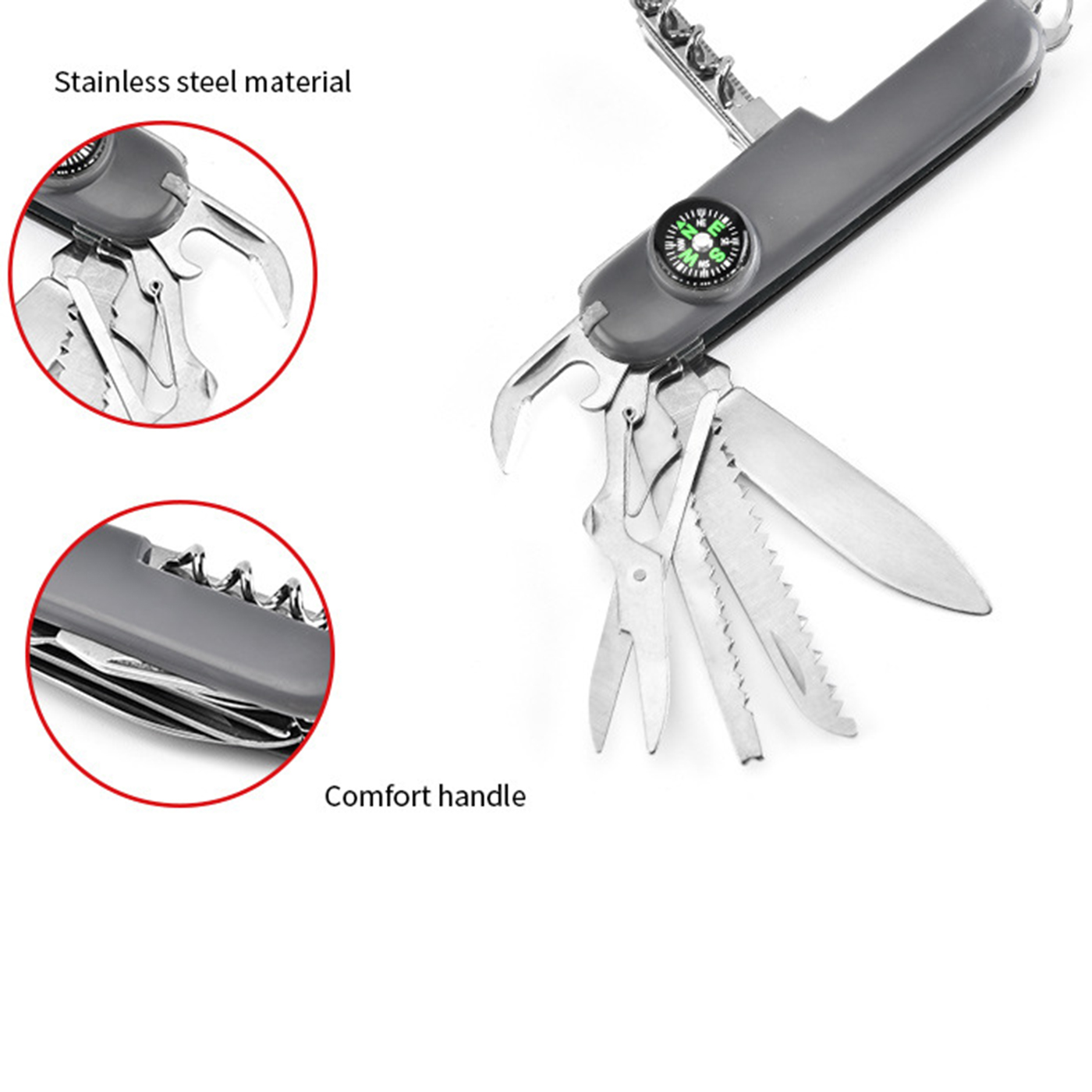 Promotional Multifunction Knife With Compass3