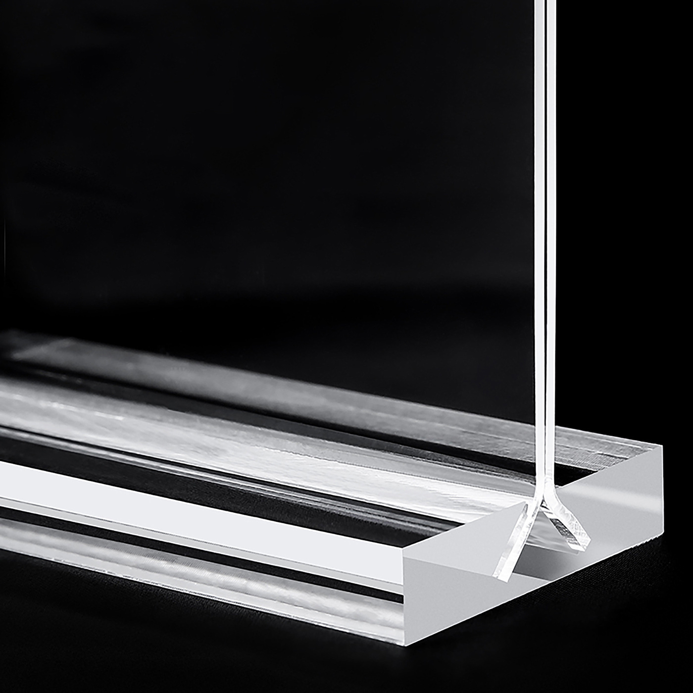 Custom A4 Acrylic Tabletop Sign Holder 2