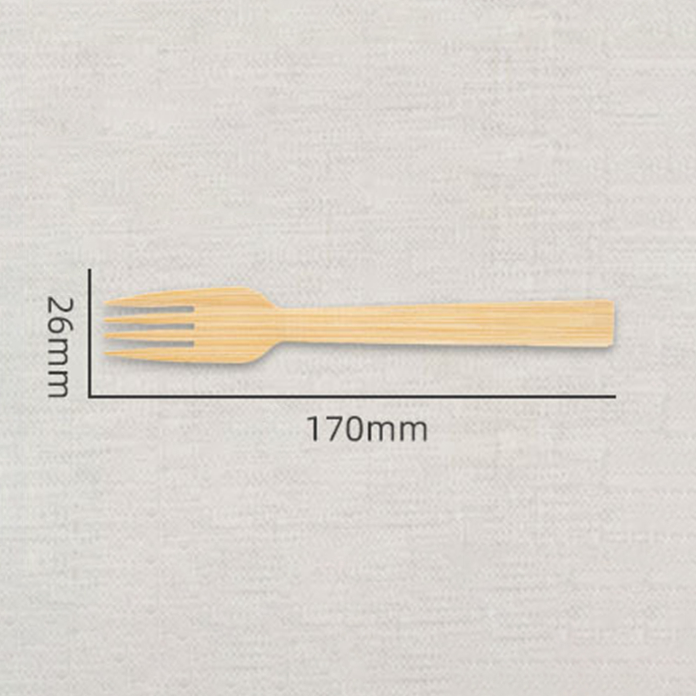 Promotional Disposable Bamboo Fork2