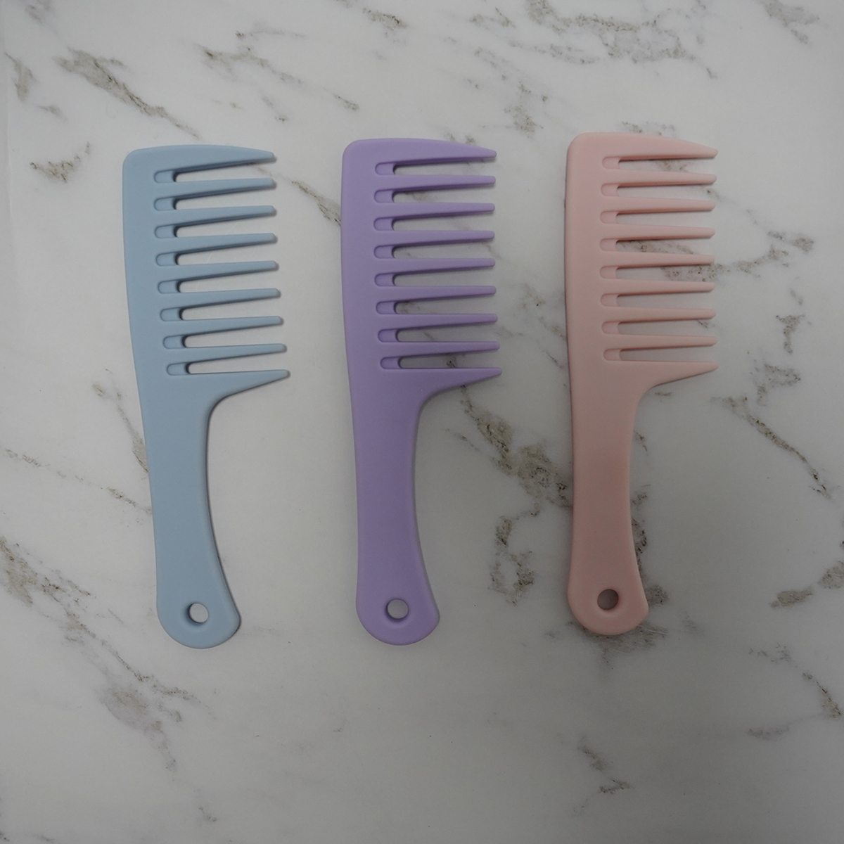 Personalized Plastic Wide Tooth Comb3