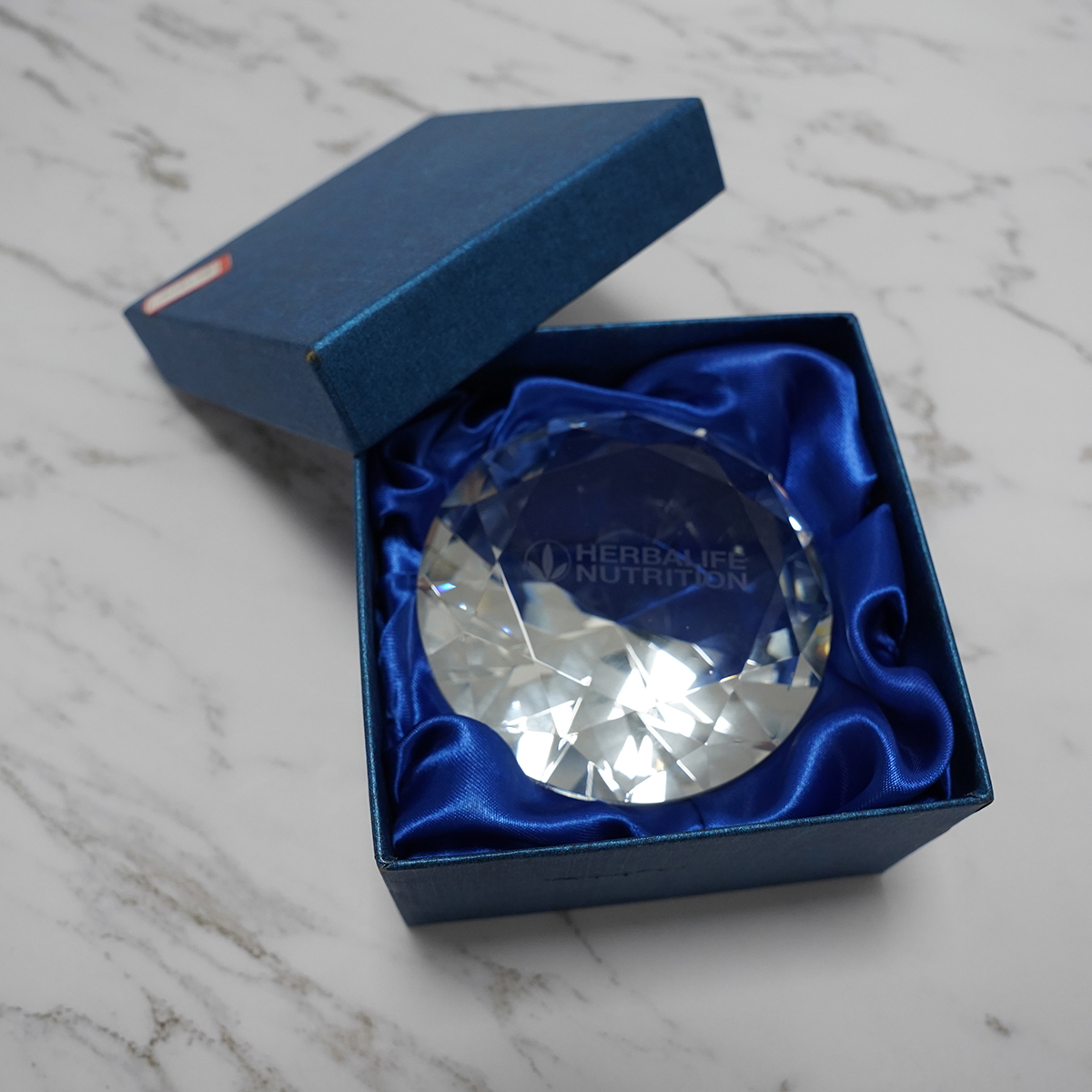 Personalized Diamond Shaped Paperweight4