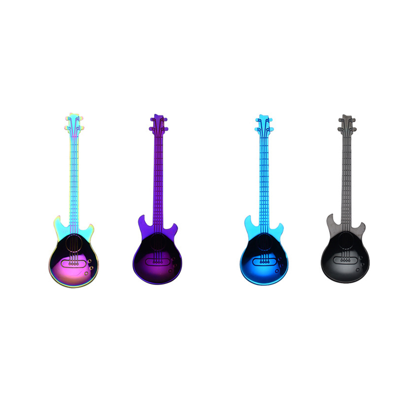 Stainless Steel Rainbow Guitar Spoon