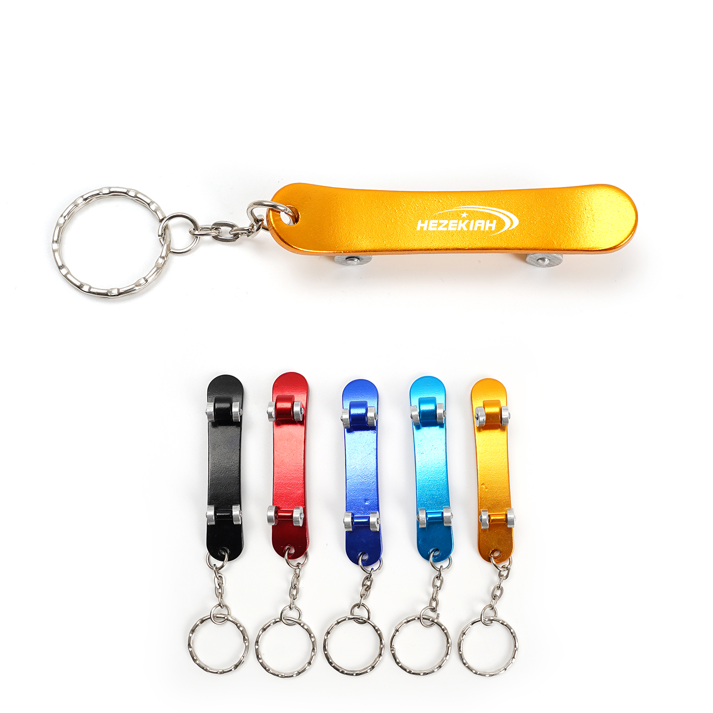 Customized Skateboard Bottle Opener Keychain