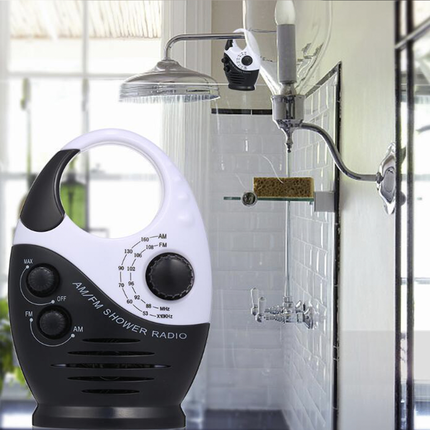 Waterproof Hanging Shower Radio 2