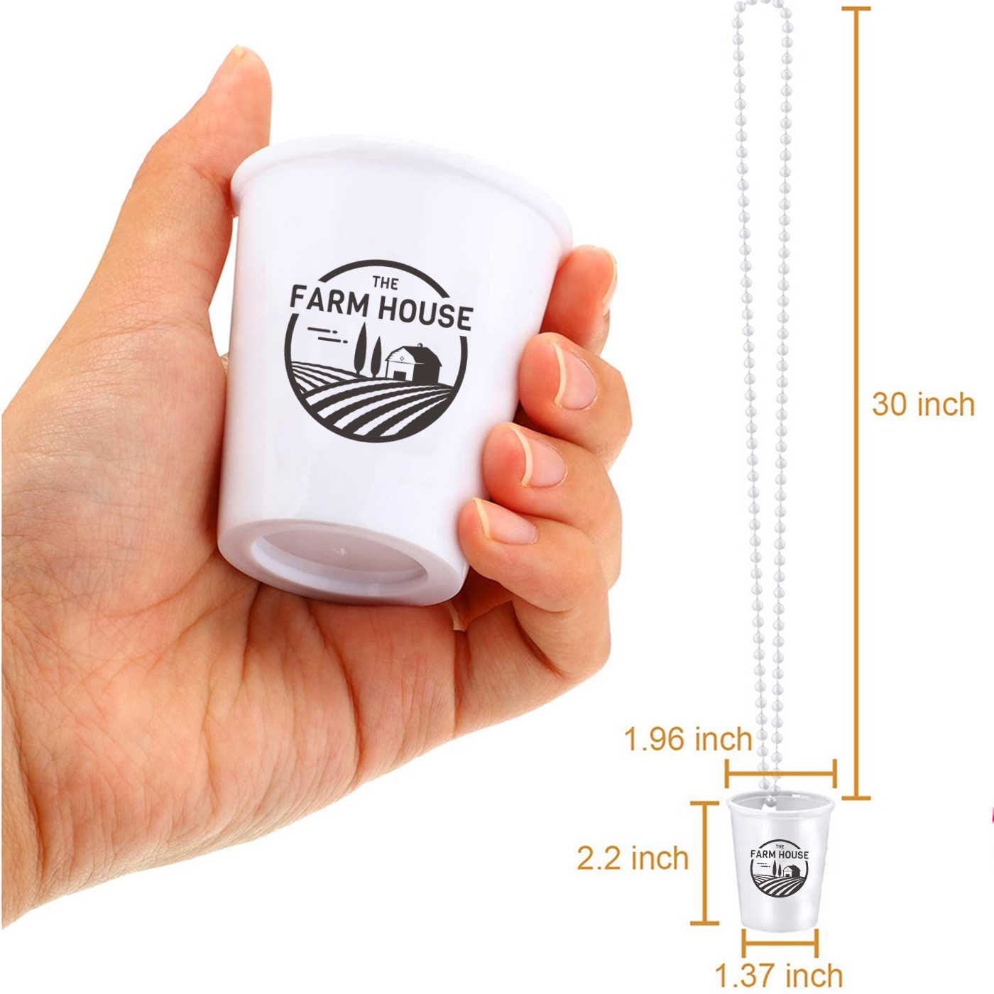 Shot Glasses Cups Birthday Necklace 1