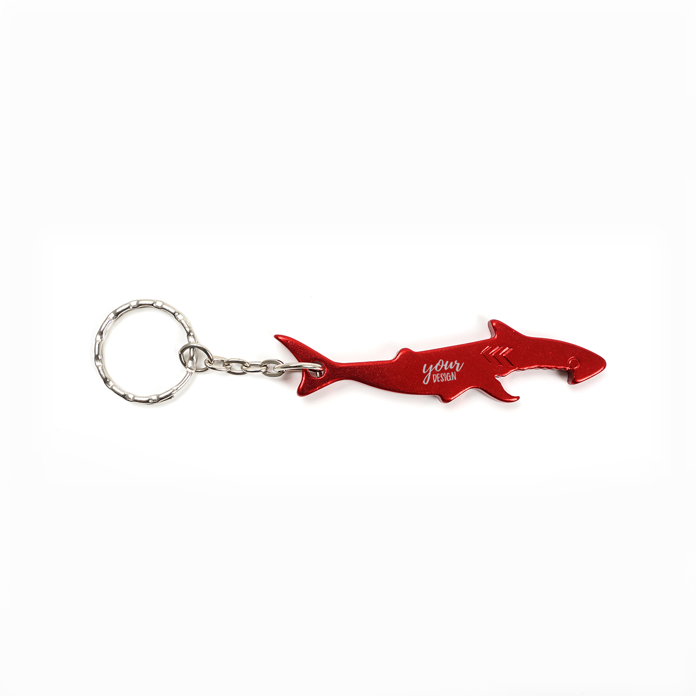 Personalized Shark Bottle Opener Keychain