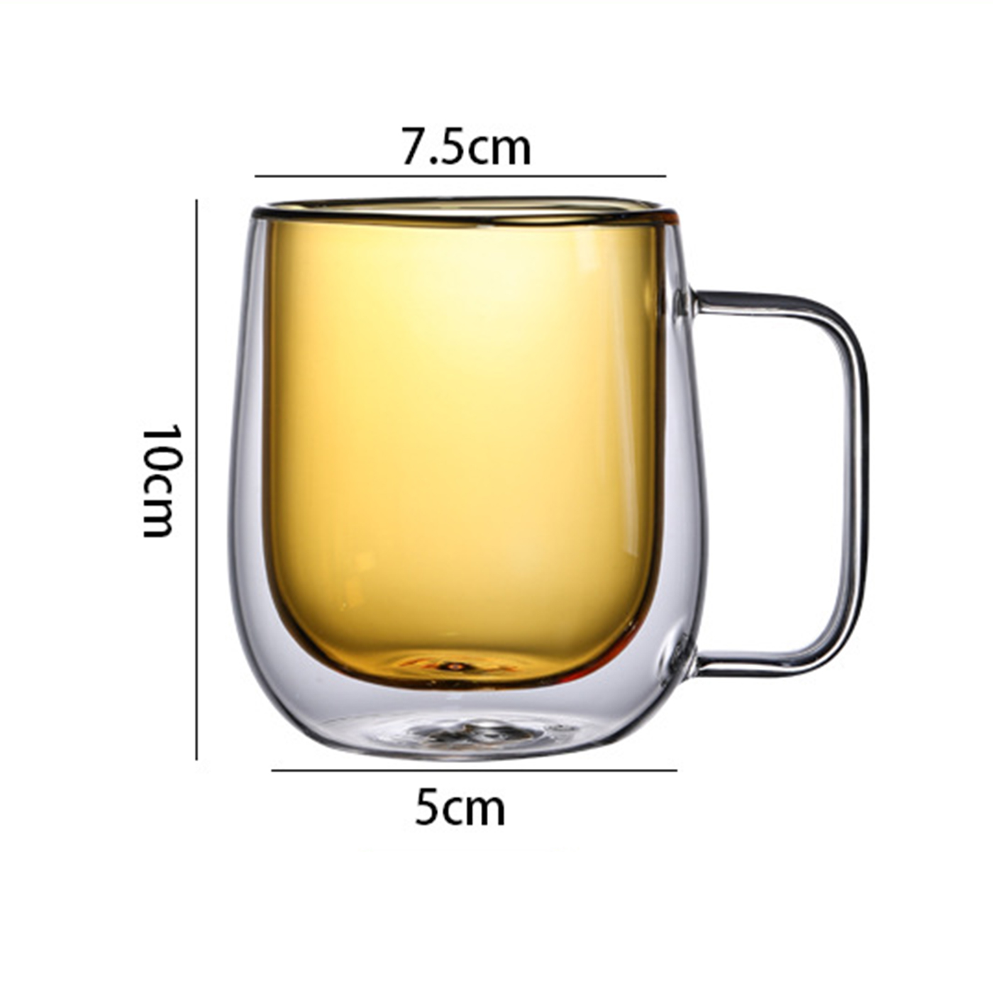 Double Wall Insulated Coffee Glass Mug3