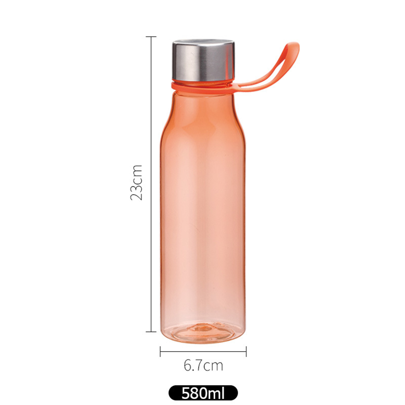 Plastic Sports Water Bottle With Handle2