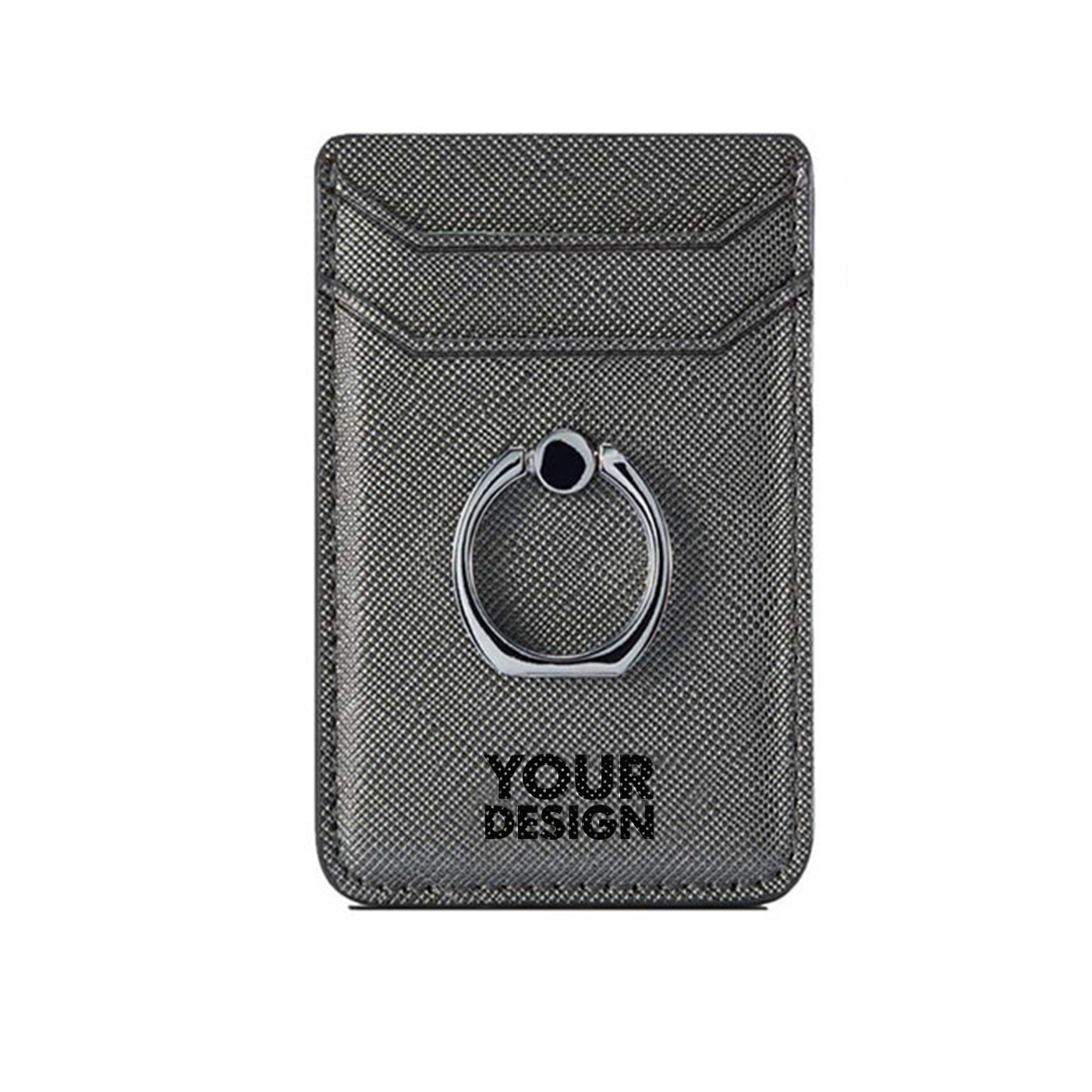 Phone Stick On Credit Card Holder With Ring1
