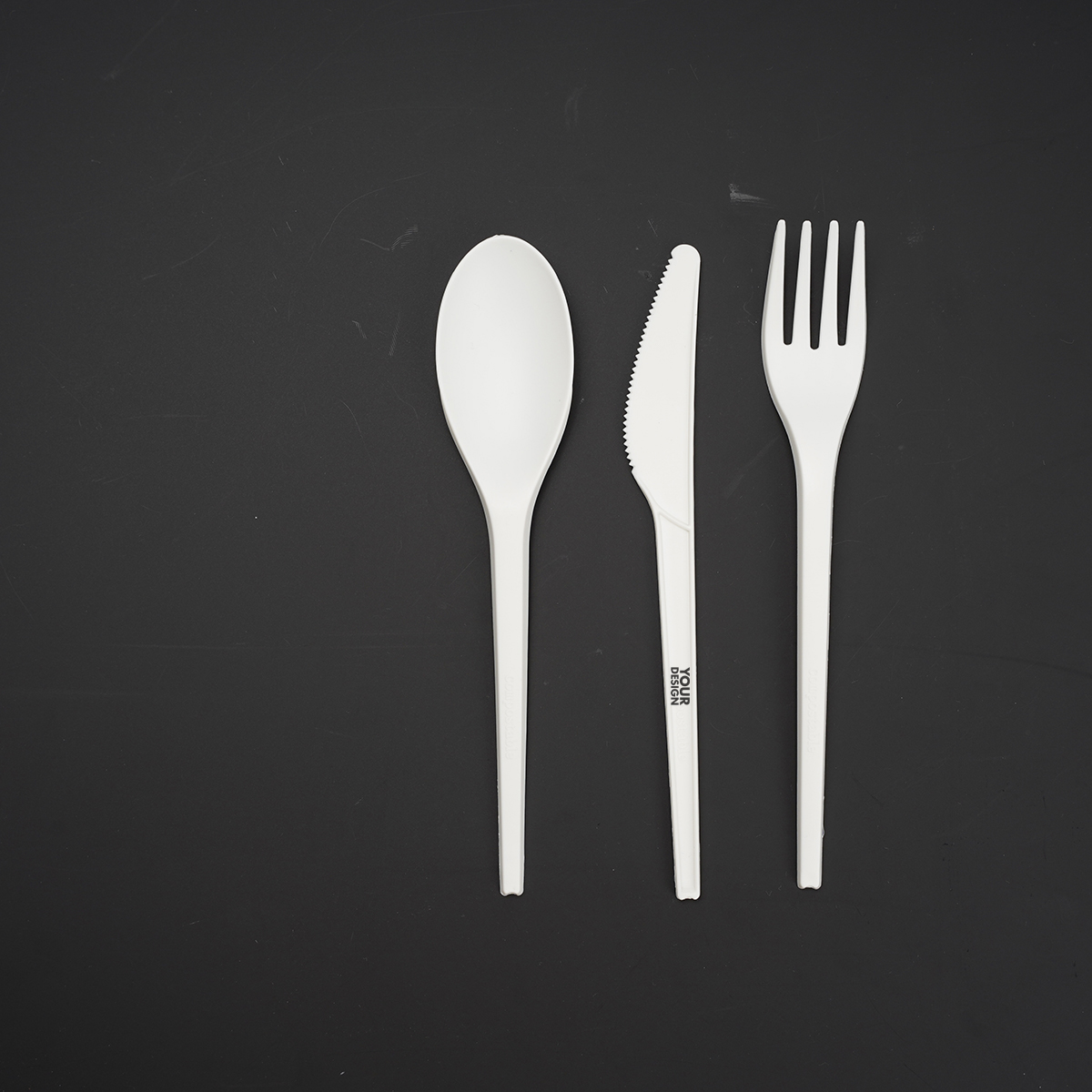 Disposable Catering CPLA Cutlery Set 1