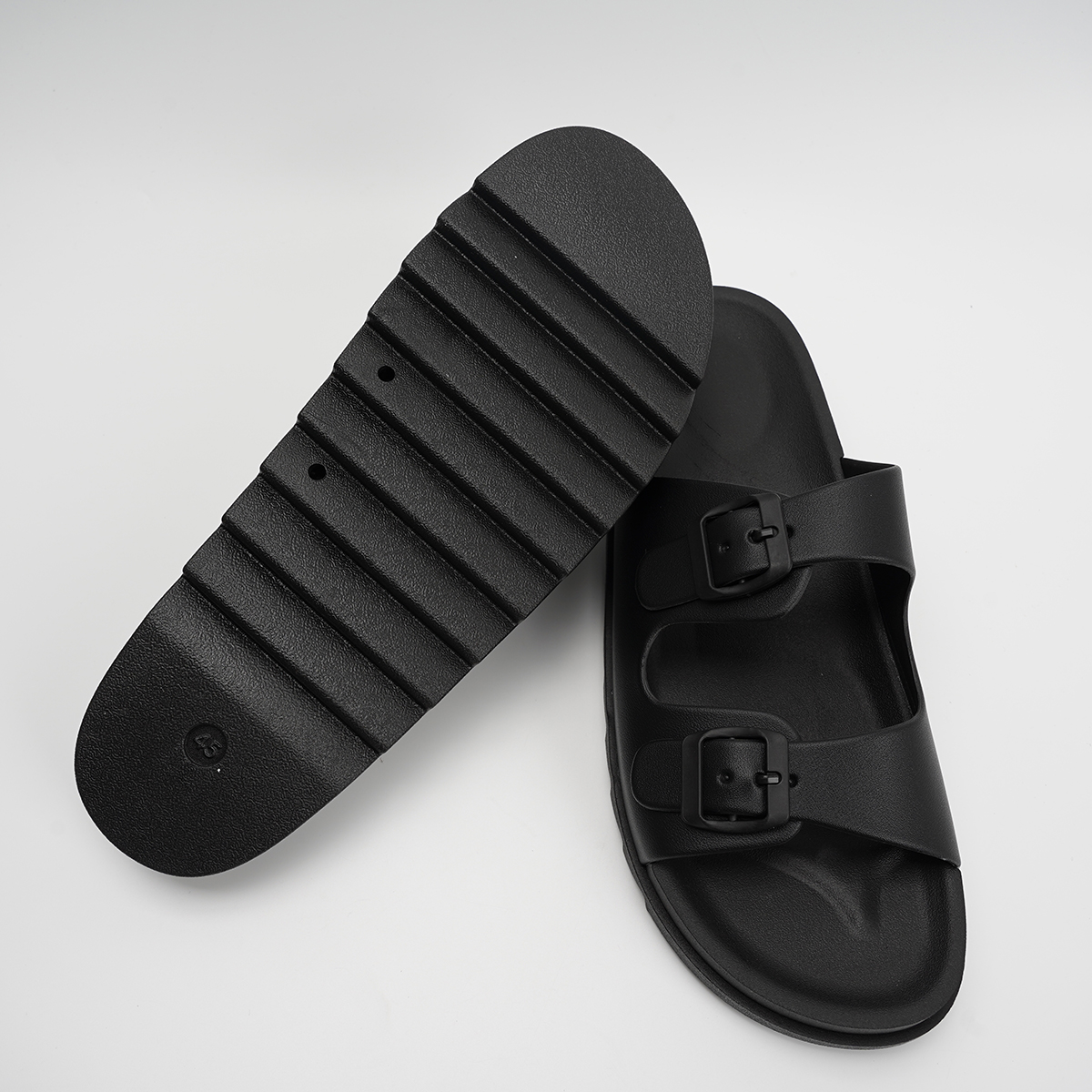  Logo Double Buckle Slippers3