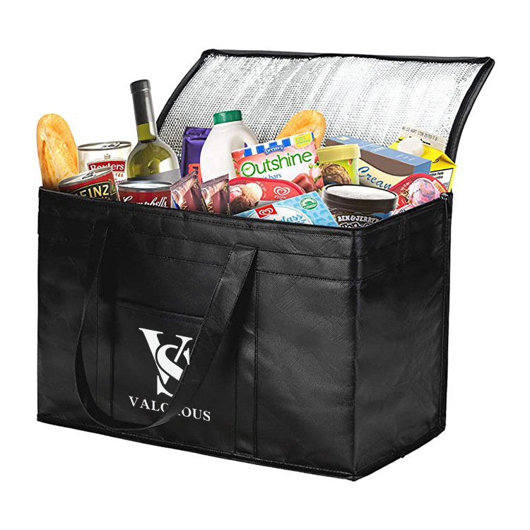Custom Non Woven Food Delivery Insulated Bag 