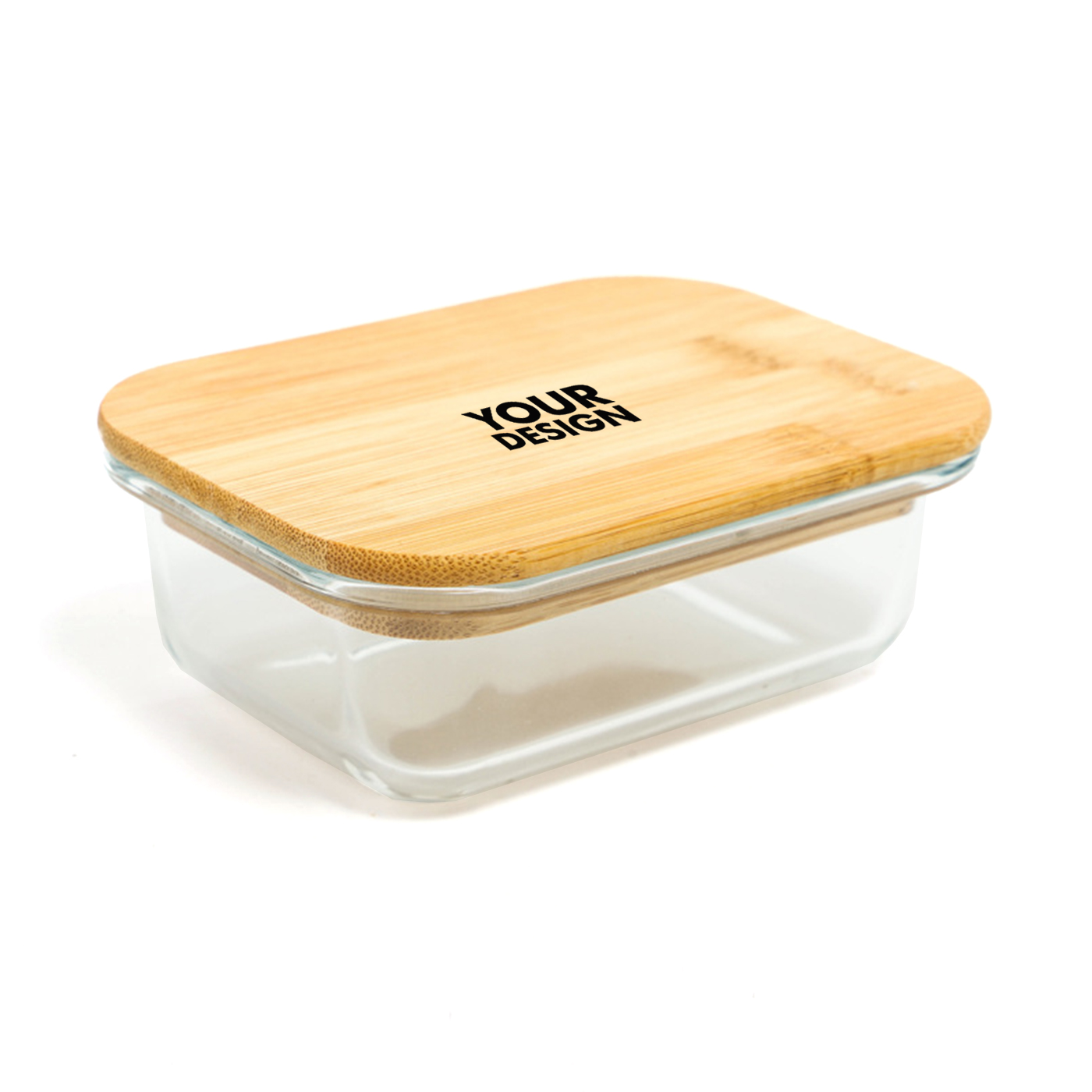 Glass Lunch Box With Bamoo Lid