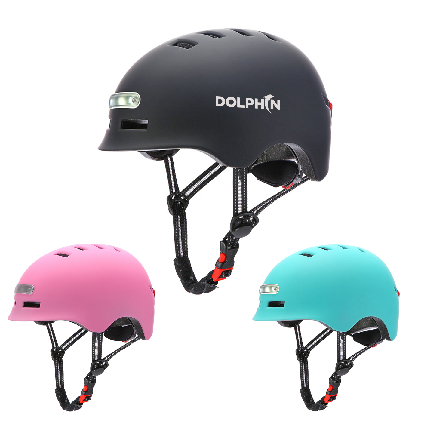 Bicycle Warning Light Helmet