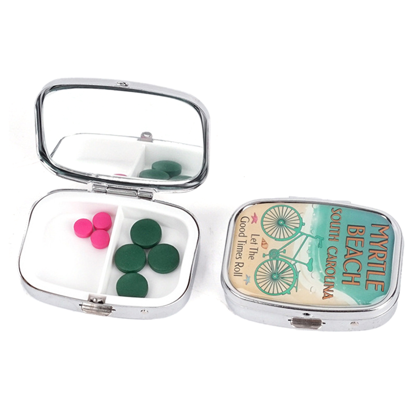 Compact Portable Pills Box