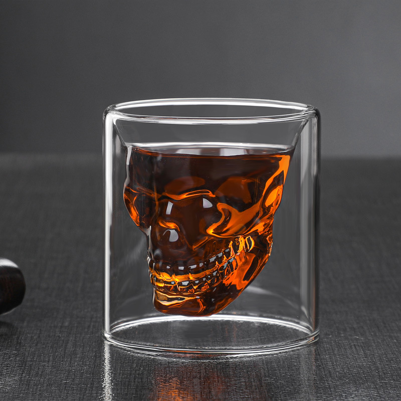Custom Skull Glass Cup 1