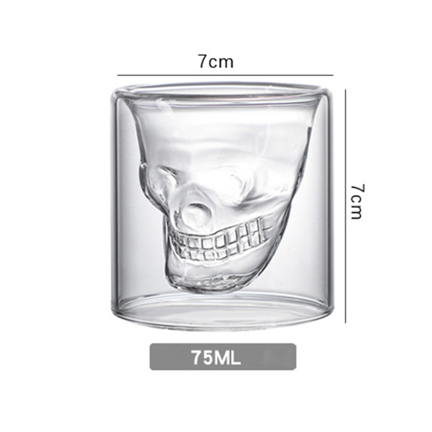 Custom Skull Glass Cup 3