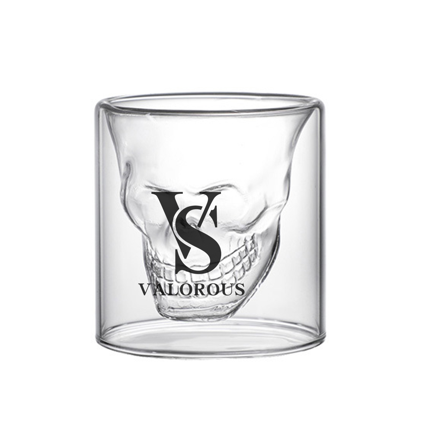 Custom Skull Glass Cup 