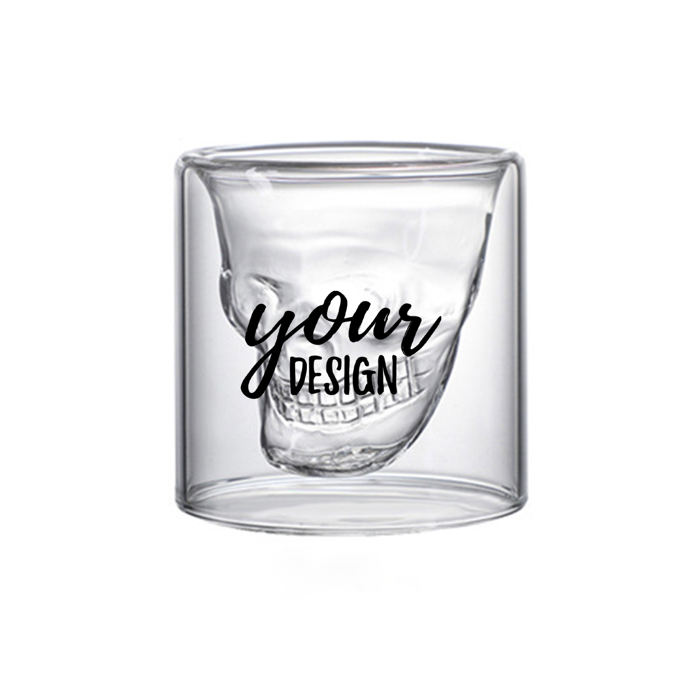 Custom Skull Glass Cup 2